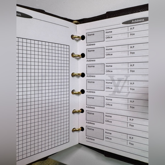 Louis Vuitton agenda cover - Damier Ebene - Picture 6 of 13